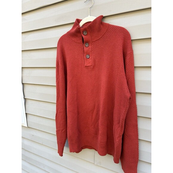 VTG Alan Flusser Men’s Knit Grandpa Style Quilted Sweater Size L Classic Preppy - Picture 2 of 8
